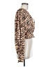 Finders Keepers 100% Polyester Animal Print Tan Long Sleeve Blouse Size 8 - photo 4