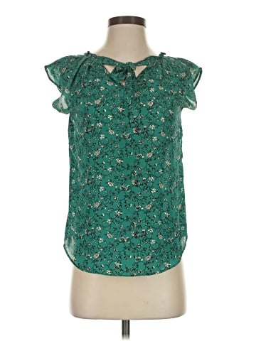 LC Lauren Conrad Short Sleeve Blouse (view 1)