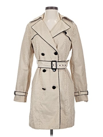 White House Black Market Trenchcoat (view 1)