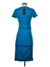 Assorted Brands Solid Blue Casual Dress Size XS - photo 2