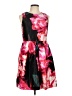 Donna Ricco 100% Polyester Floral Black Cocktail Dress Size 12 (petite) - photo 1