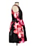 Donna Ricco 100% Polyester Floral Black Cocktail Dress Size 12 (petite) - photo 4