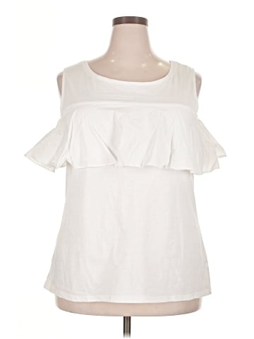 Lane Bryant Sleeveless T-Shirt (view 1)