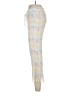 Adore Me 100% Rayon Checkered-gingham Yellow Casual Pants Size M - photo 5