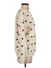 Kule 100% Cotton Hearts Ivory Pullover Sweater Size XS - photo 4