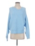 Free People Blue Pullover Sweater Size XS - photo 1