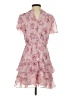 City Studio 100% Polyester Floral Pink Casual Dress Size S - photo 2