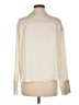 Future Collective 100% Polyester Metallic Ivory Long Sleeve Blouse Size M - photo 2