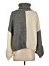 J.ING Color Block Gray Poncho Size S - photo 2