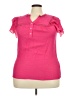 Adora Pink Short Sleeve Polo Size 2X - photo 1
