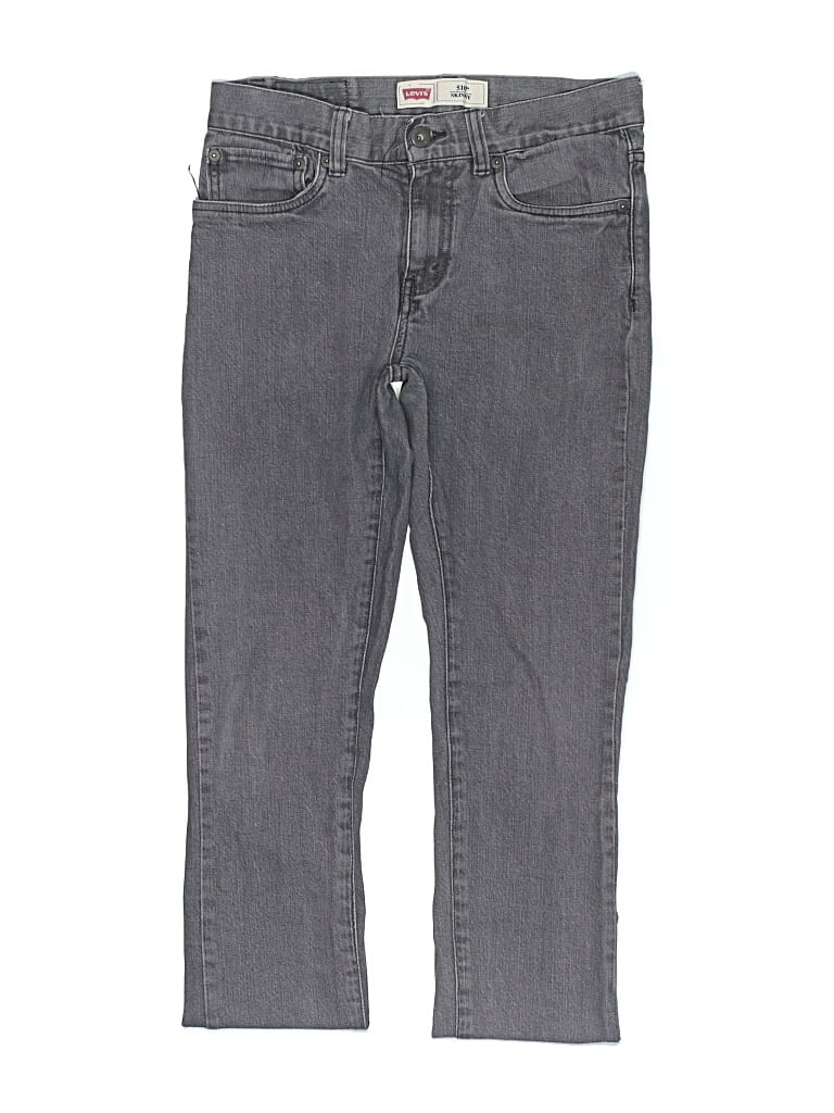 Pre-owned Levi's Kids'  Jeans In Gray