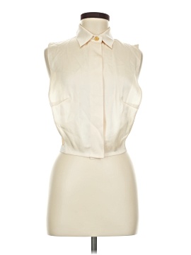 Griffith Gray For St. John Sleeveless Button Down Shirt