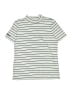 Justice Stripes Silver Short Sleeve Top Size 14 - 16 - photo 1