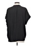 Point Sur 100% Viscose Black Short Sleeve Blouse Size S - photo 2