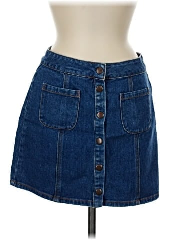 Bullhead Denim Skirt (view 1)