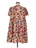 Shein Print Orange Casual Dress Size 8/10 - photo 2