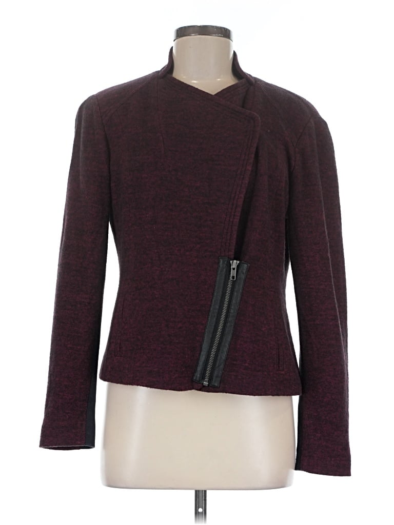 Pre-owned Coldwater Creek Jacket In Burgundy