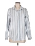 Lucky Brand Stripes Blue Long Sleeve Button-Down Shirt Size M - photo 1