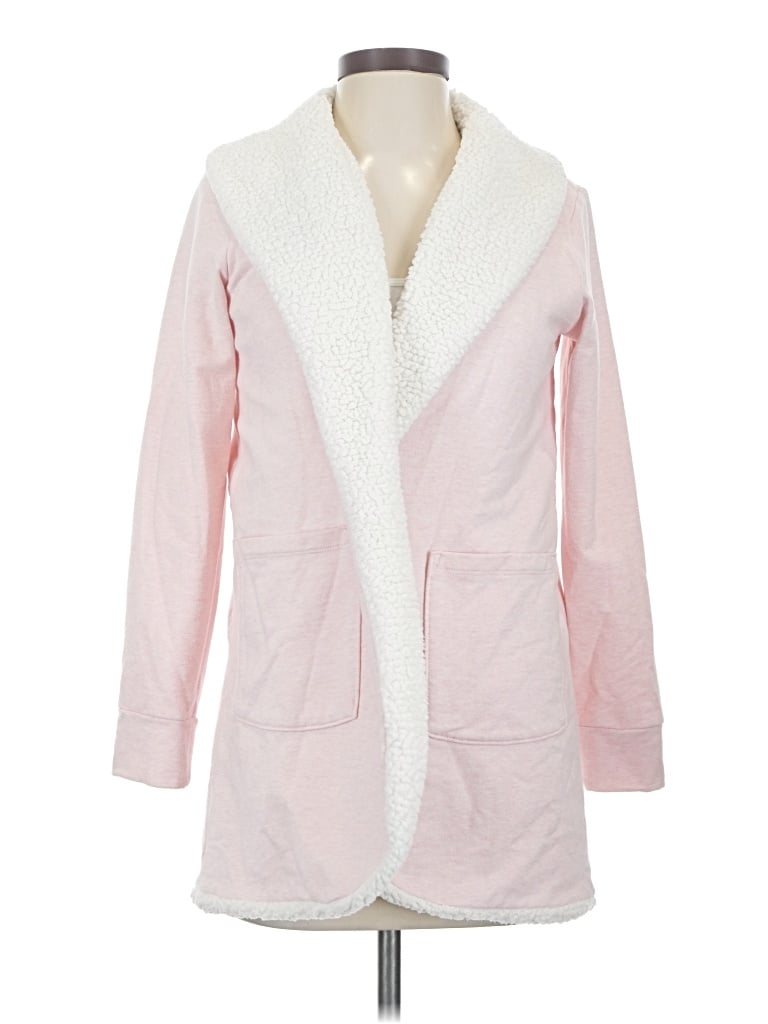 Pre-owned Lands' End Cardigan Sweater In Pink