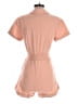Auguste 100% Ramie Solid Pink Romper Size 2 - photo 2