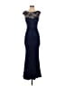 Theia Blue Cocktail Dress Size 2 - photo 1