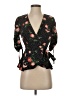 Primark Black 3/4 Sleeve Blouse Size 4 - photo 1