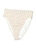 L Space Stripes Ivory Swimsuit Bottoms Size M - photo 1