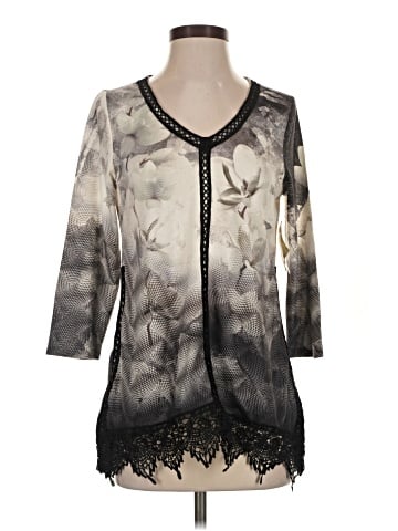 One World 3/4 Sleeve Blouse (view 1)