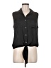 Vince Camuto 100% Polyester Black Sleeveless Blouse Size M - photo 1