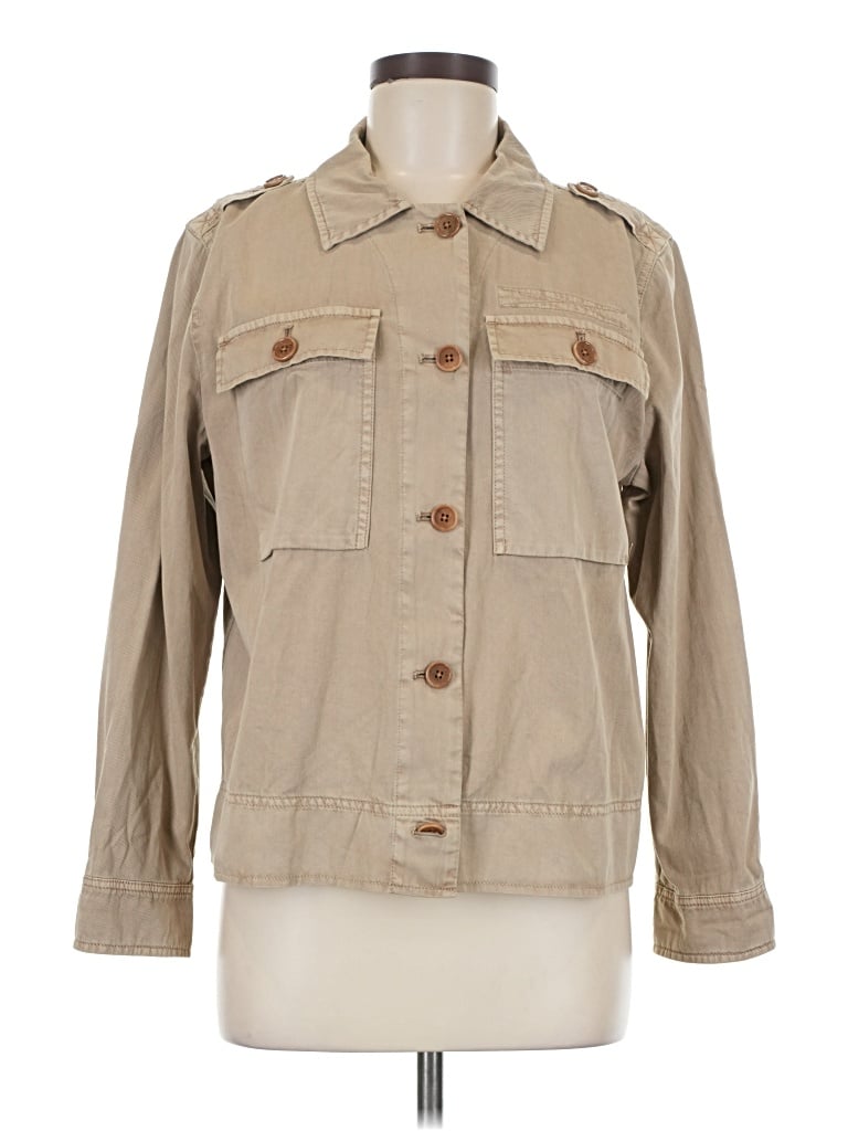 Pre-owned Jcrew Jacket In Tan