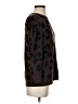 Crosby Animal Print Brown Pullover Sweater Size S - photo 4