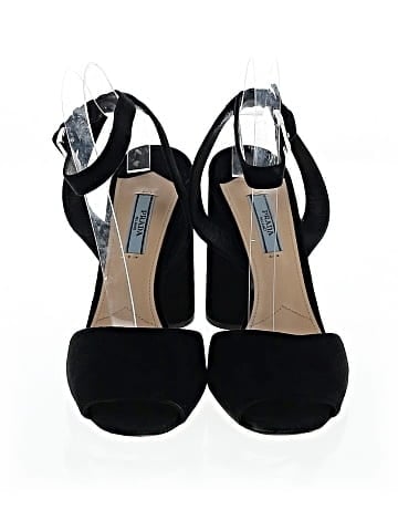 Prada Suede Block Heels (view 2)