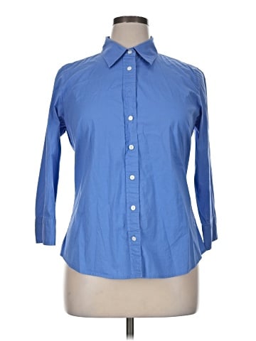 Haberdashery for J.Crew 3/4 Sleeve Button-Down Shirt (view 1)