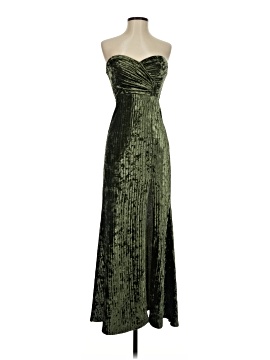green dress thredup Green and pink tulip print dress main image 1