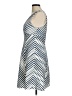 CATHERINE Catherine Malandrino 100% Polyester Chevron-herringbone Silver Cocktail Dress Size 6 - photo 5