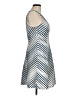 CATHERINE Catherine Malandrino 100% Polyester Chevron-herringbone Silver Cocktail Dress Size 6 - photo 4