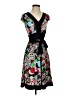 Assorted Brands Print Black Cocktail Dress Size S (estimated) - photo 1