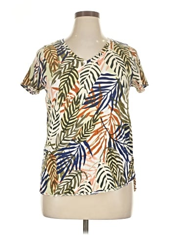 Tahari Short Sleeve Blouse (view 1)