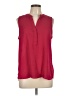 Emma & Olivia 100% Polyester Red Sleeveless Blouse Size L - photo 1