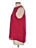 Emma & Olivia 100% Polyester Red Sleeveless Blouse Size L - photo 5