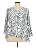 Lane Bryant White Ivory 3/4 Sleeve Blouse Size 24 - photo 1