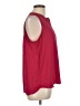 Emma & Olivia 100% Polyester Red Sleeveless Blouse Size L - photo 4