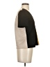 Zara Color Block Brown Short Sleeve Top Size S - photo 4