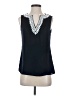 Banana Republic 100% Polyester Black Sleeveless Blouse Size 0 - photo 1