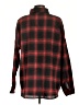 Blooming Jelly Plaid Red Long Sleeve Button-Down Shirt Size L - photo 2