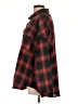 Blooming Jelly Plaid Red Long Sleeve Button-Down Shirt Size L - photo 5