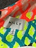 Milly Graphic Orange Cocktail Dress Size 2 - photo 7