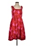 Nina Leonard Paisley Red Cocktail Dress Size S - photo 1