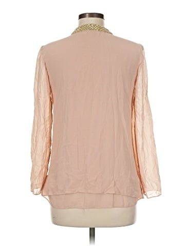 Tory Burch Long Sleeve Silk Top (view 2)