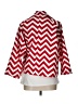 Vitamin 100% Cotton Chevron-herringbone Red Blazer Size L - photo 2